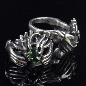 Claddagh Ring Traditional Celtic Pledge Ring in Bronze or Silver image 5