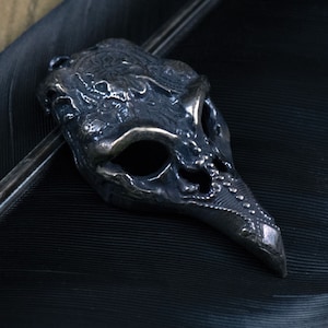 Plague Mask -- Pendant in Bronze or Silver