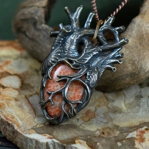 Heart of the Ocean - Fossil Coral in Bronze or Silver