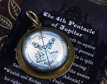 The 4th Pentacle of Jupiter - A Talisman for Wealth