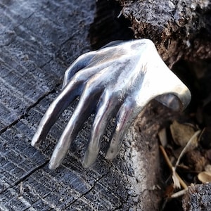 Manifestation - Hand Ring in Bronze or Silver