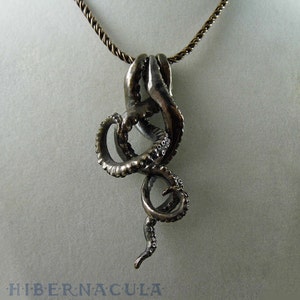 Tentacle Trinity Bronze Necklace image 4