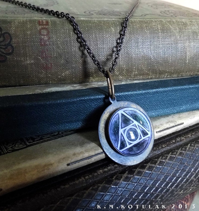 The Philosopher's Stone Squared Circle Hermetic Amulet image 5