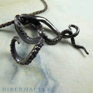 Tentacle Trinity Bronze Necklace image 5