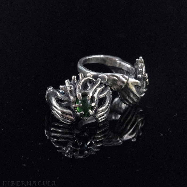 Claddagh Ring Traditional Celtic Pledge Ring in Bronze or Silver image 5