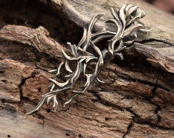 The Briar - Thornbraid - Thorn Puzzle Necklace in Bronze & Sterling
