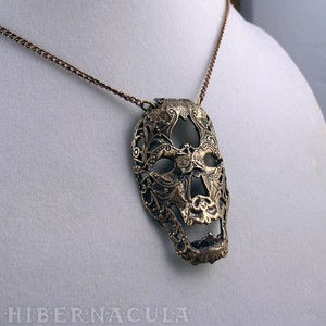 Memento Mori Bronze Necklace image 3