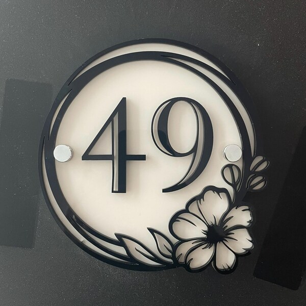 Apartment Number Plaque - Etsy