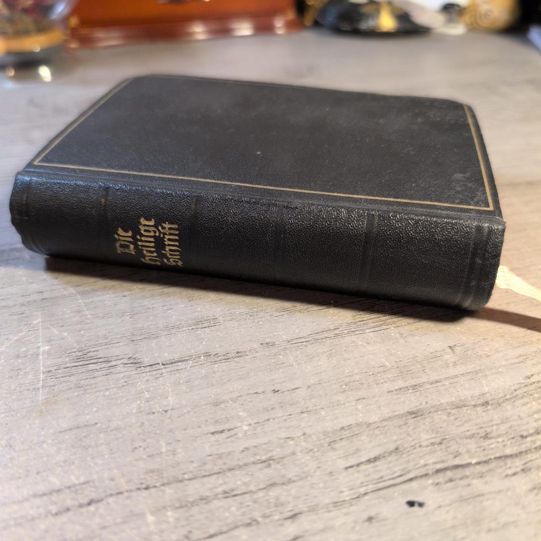 Vintage 1958 German Bible Like New Mid Century Bible From Germany the ...