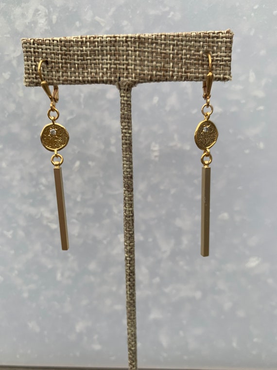 Celestial Gold Dangle Earrings