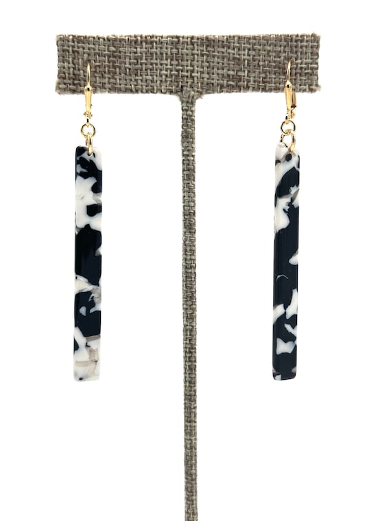 Acetate Dangle Earrings