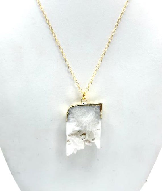 Druzy Quartz Necklace