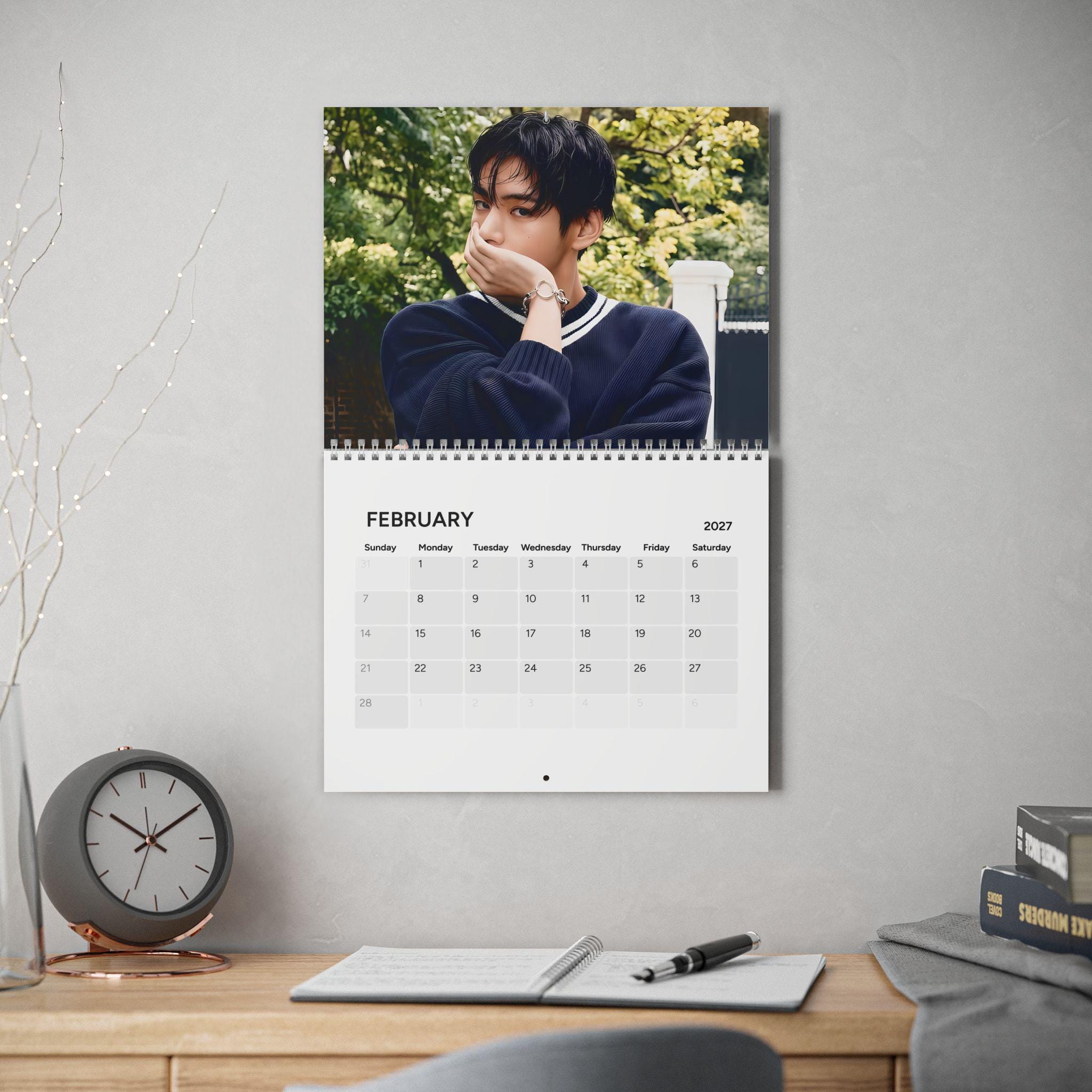 Bts Wall Calendar - Etsy
