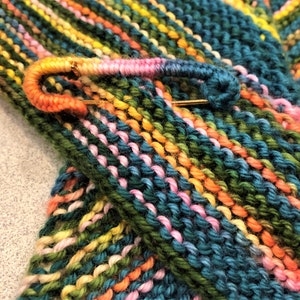 Custom wrapped pin for your knitted shawl or sweater