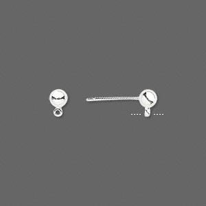 May include: A pair of silver ball post earrings. Each earring features a smooth, round ball with a small loop at the top.