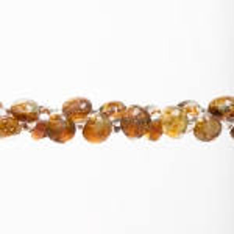 -Midnight Special 4mm 10 Mini Teardrop Handmade Glitter Lampwork Beads 22401
