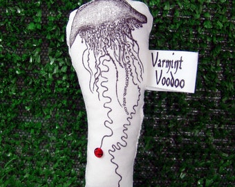 Varmint Voodoo - Jellyfish or Man-of-War Edition - Novelty Gift - Voodoo Doll - Surfer - Boarder - Snorkeler - Diver - Water Safety