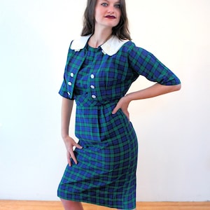 Green Sheath Dress and Jacket - Etsy Green Sheath Dress and Jacket - Etsy