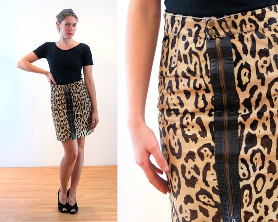 wrap mini skirt 80s