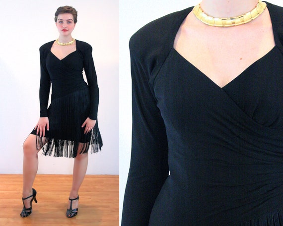 designer flapper dress