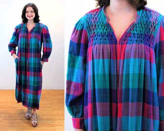 flannel caftan