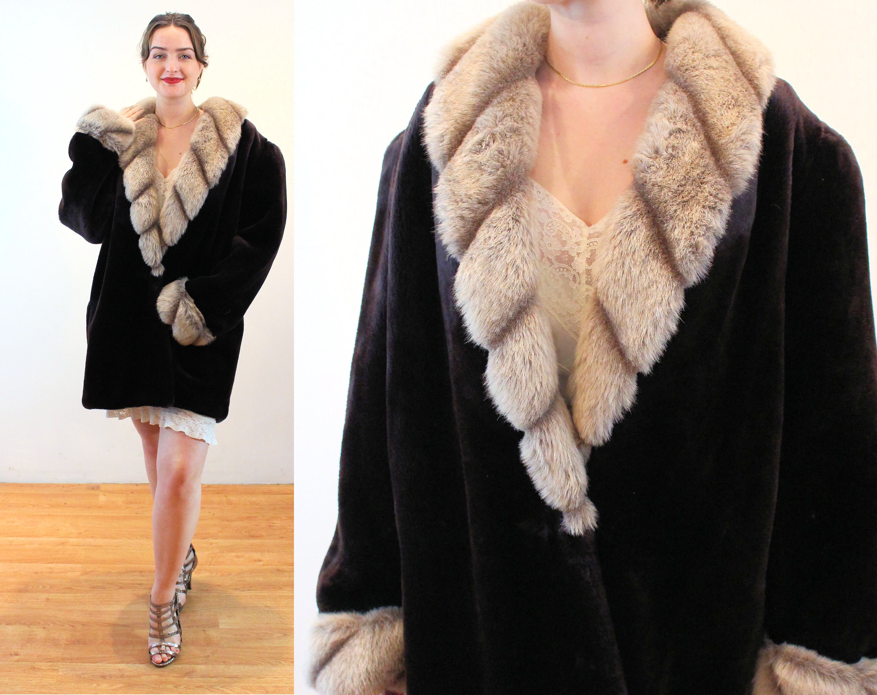Faux Mouton Jacket - Etsy