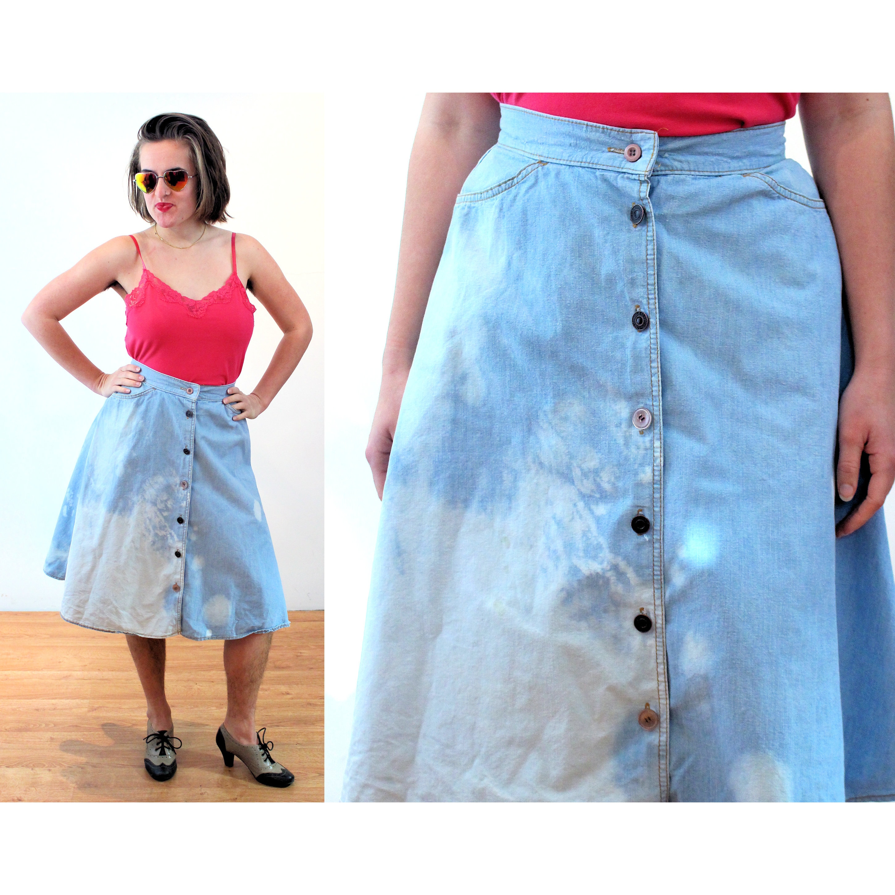 Levi core skirt hot sale mid in denim