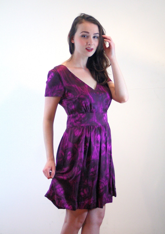 Banana republic purple dress best sale