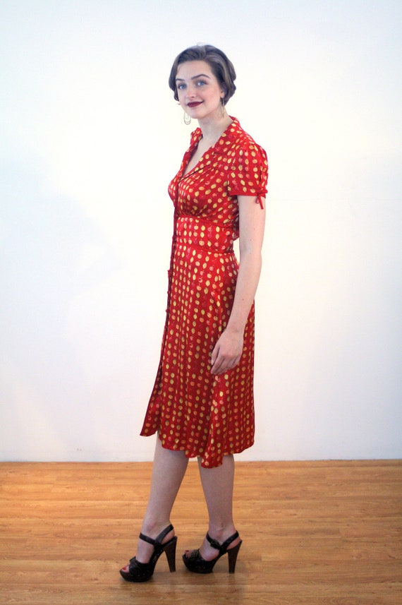 betsey johnson red polka dot dress Betsey Johnson | Dresses | Rare Betsey Johnson Heart Foilprinted Tiered Sweetheart Dress