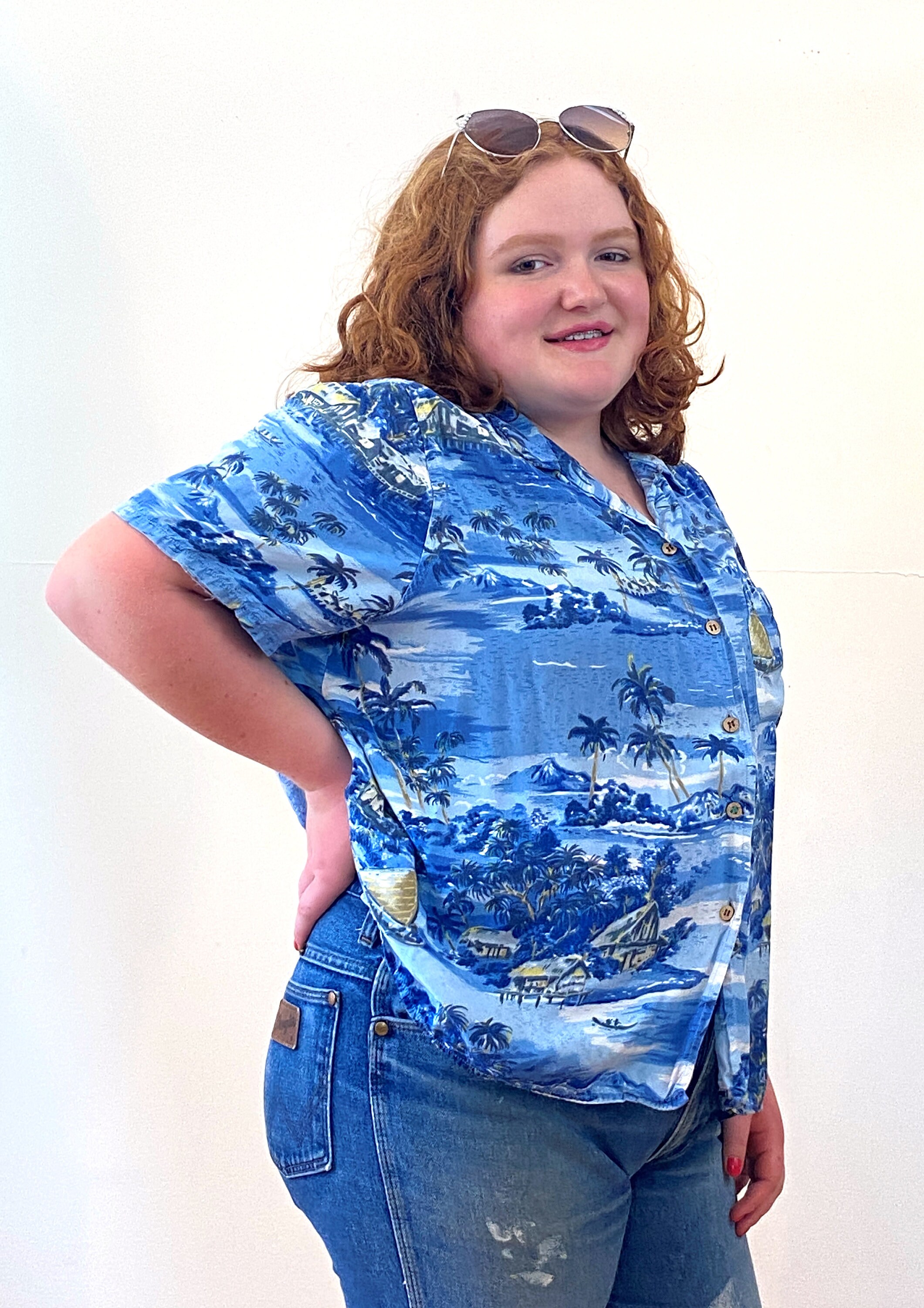Plus Size Hawaiian Shirt Womens Dress Plus Size Hawaiian Shirt