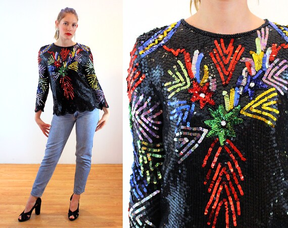 lord and taylor sequin tops