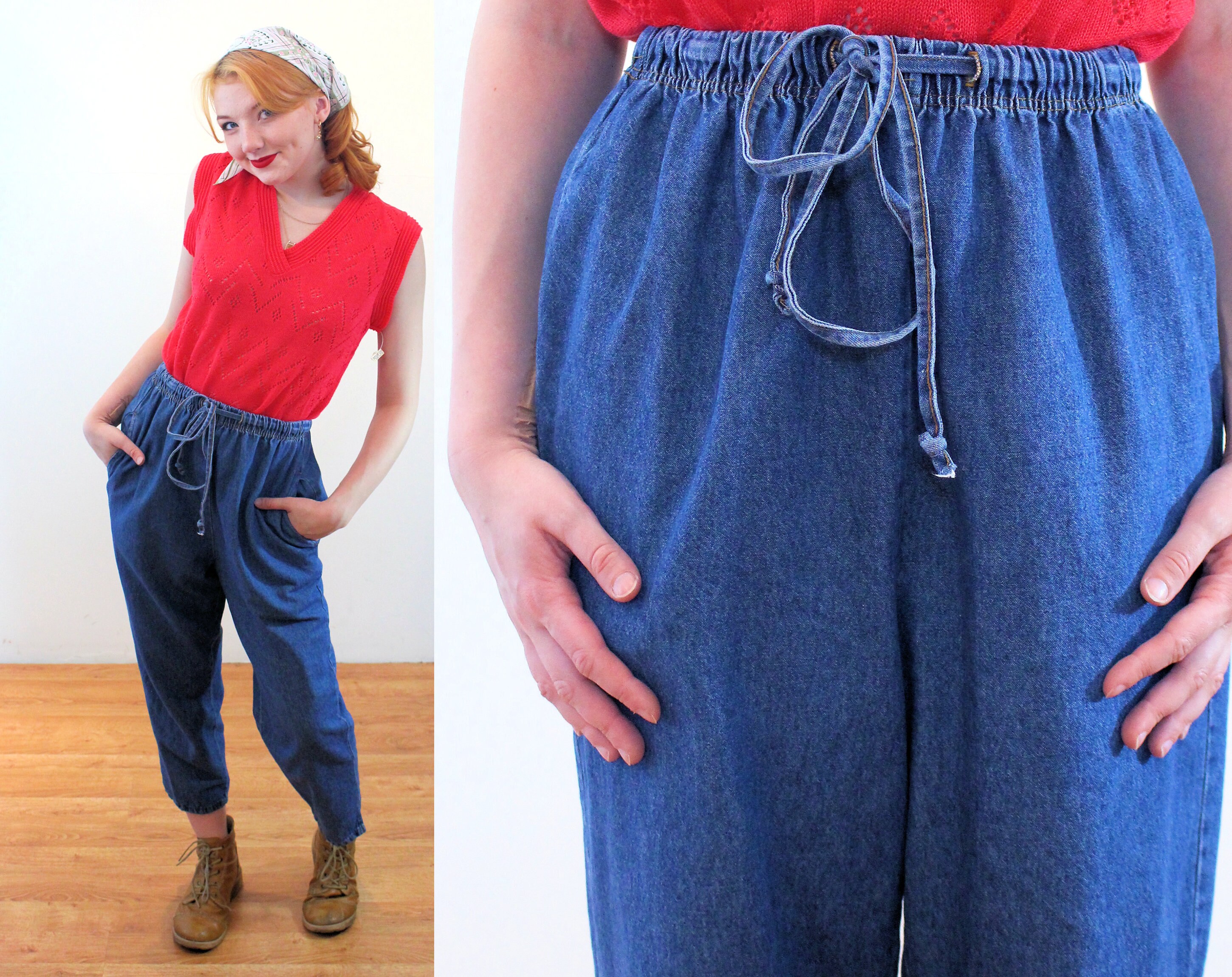 elastic waist jeans