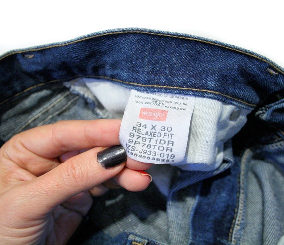 90s Wrangler Blue Jeans 34 X 30 Vintage 