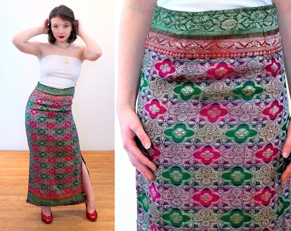 pink metallic skirt instructions