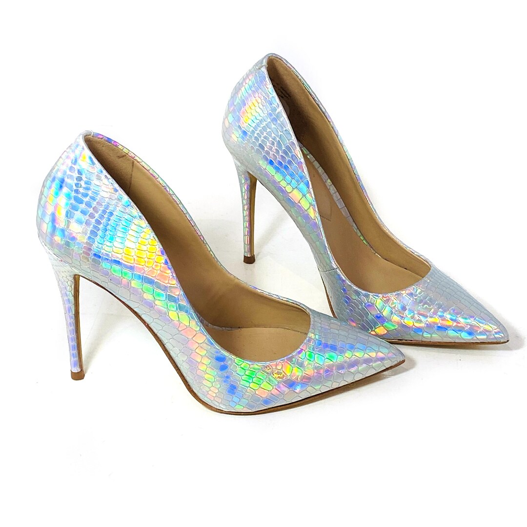 aldo holographic heels