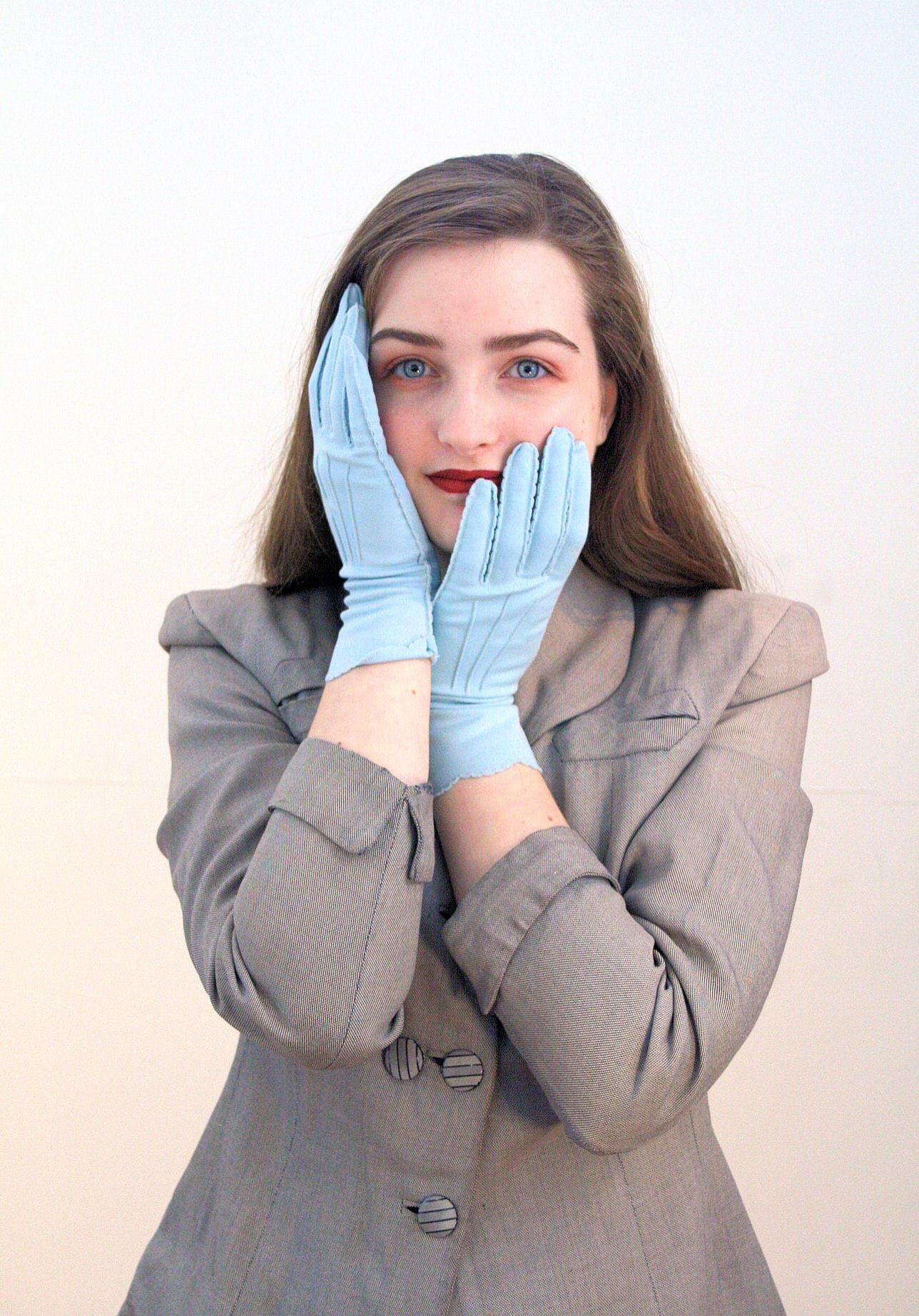 50s Kayser Gloves M Baby Blue Gloves Formal Gloves NOS Etsy