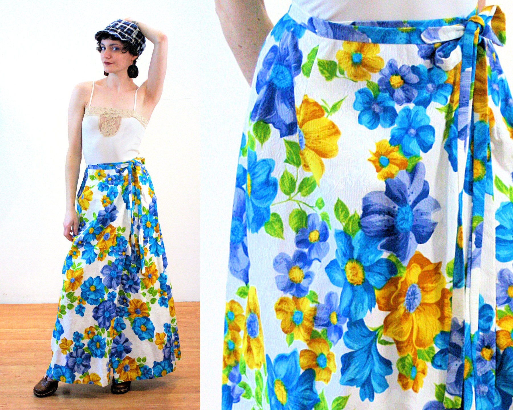 long wrap skirt xs