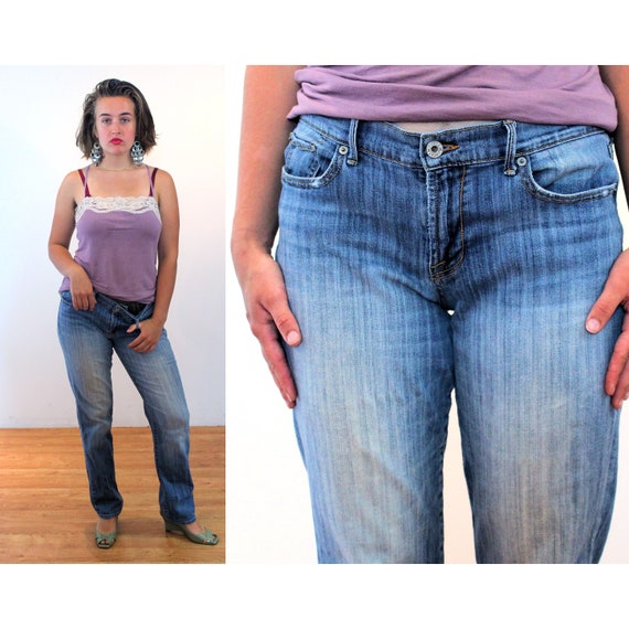 Y2K LUCKY Jeans M 12 31, Vintage Blue Mid Rise sweet 'N Straight Lucky Brand  Denim Pants, 34 X 30.5, Medium -  Canada