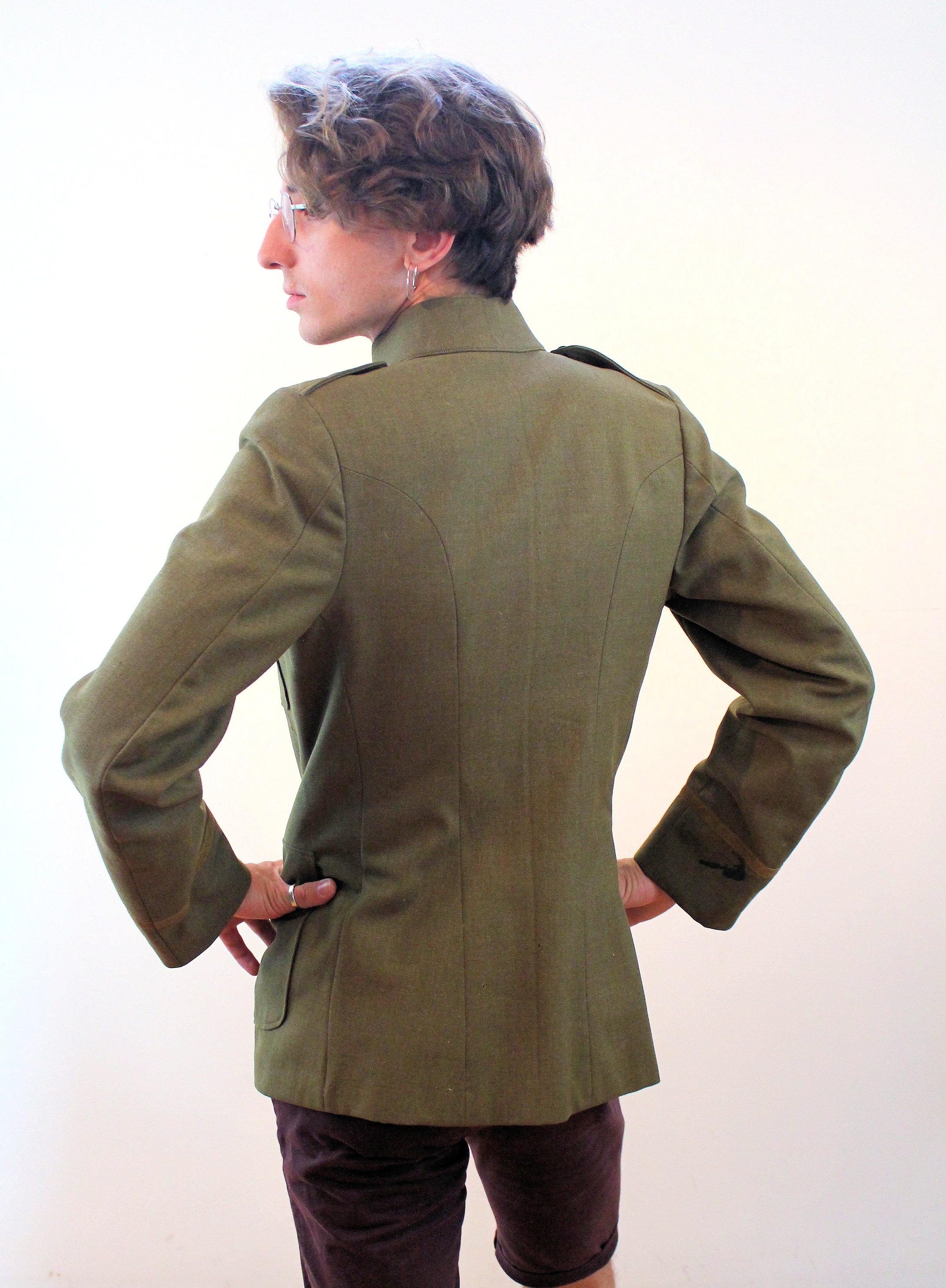 1918 WWI Army Jacket S M, Vintage Antique Soldier's Uniform 1918 WWI Army Jacket S M, Vintage Antique Soldier's Uniform