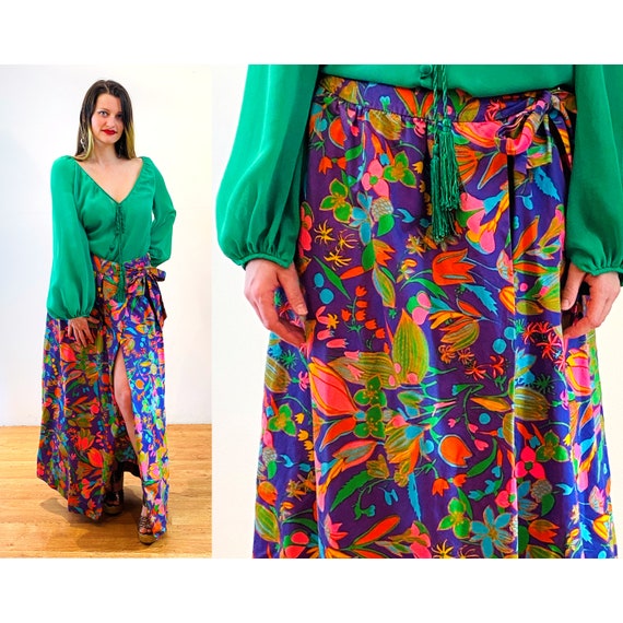 Beach top skirt 70s