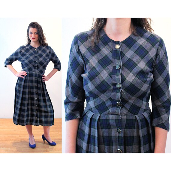 Checkered hotsell retro dress