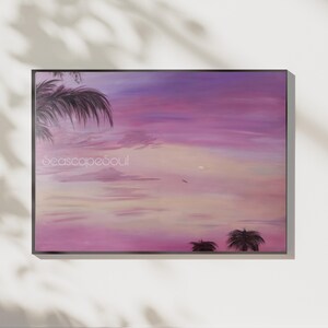 Tropical Sunset Original Painting
