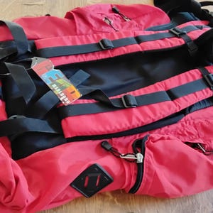 Vintage Marlboro backpack.  This is a serious backpack and has never been used.  Still has the Marlboro Gear tag attached.