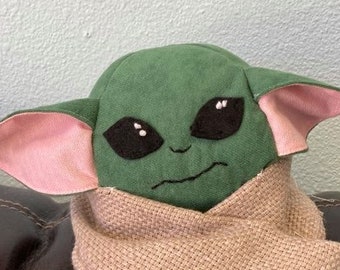 Baby Yoda Grogu Plushie Pattern:   PDF Pattern & Tutorial