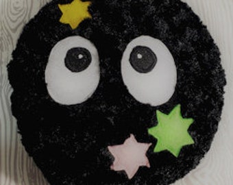 Soot Sprite Plushie KIT:  Fabric, PDF Pattern & Tutorial