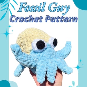 Patrón de crochet en PDF de Fossil Guy