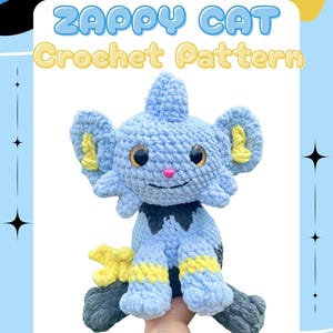 Zappy Cat PDF Crochet Pattern