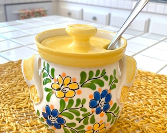 Ceramic Sugar, Jam or Honey Pot
