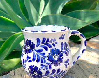 Handmade and Hand Painted Ceramic Mug