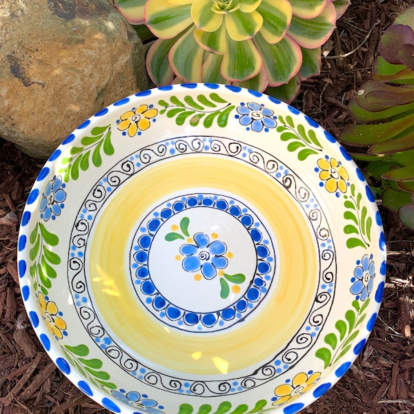 Ceramic Handmade and Hand Painted Bowl
